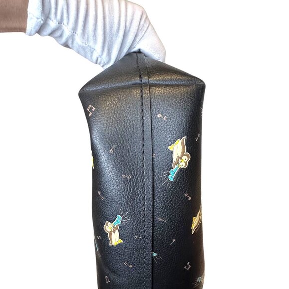 Coach Large Musical Penguin Leather Tote - Picture 5 of 7